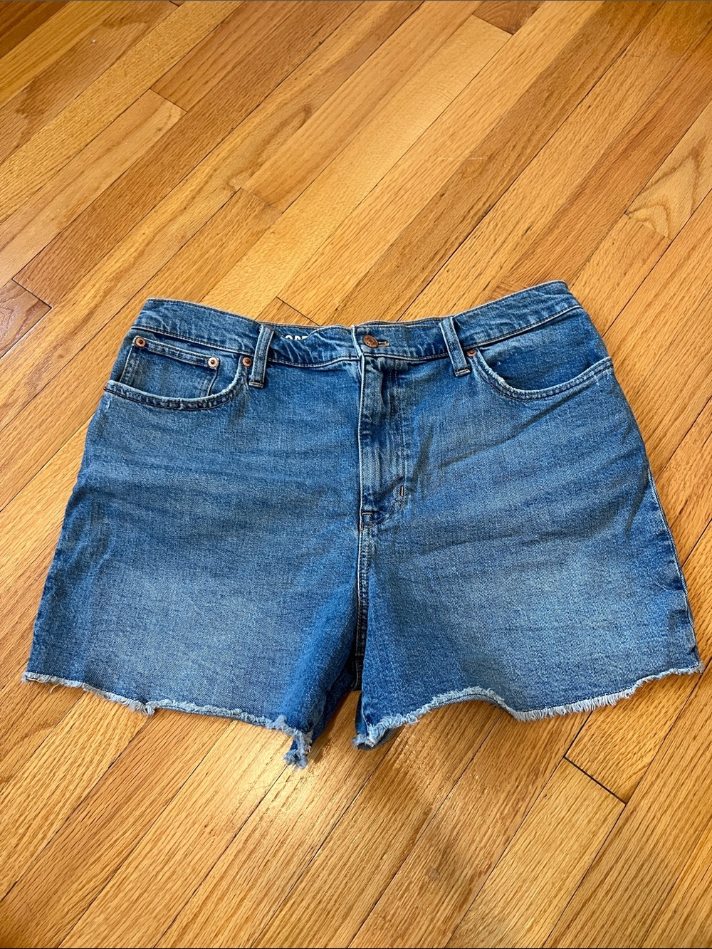 J. Crew High Rise Cutoff Jean Shorts, 31